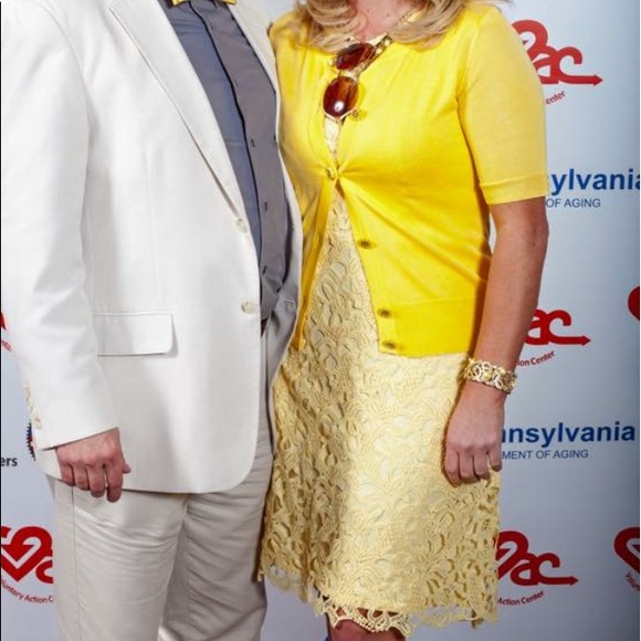 light yellow midi dress